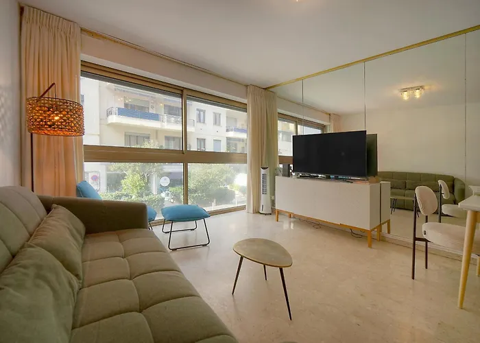 Lägenhet Frgk Massenet 'blue Riviera' Modern Comfort 1 Min From Promenade Des *