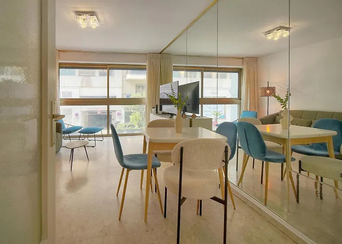 Frgk Massenet 'blue Riviera' Modern Comfort 1 Min From Promenade Des