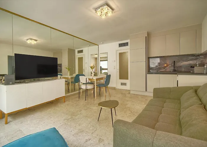 Frgk Massenet 'blue Riviera' Modern Comfort 1 Min From Promenade Des Apartmán