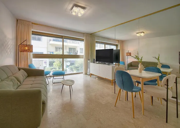 Frgk Massenet 'blue Riviera' Modern Comfort 1 Min From Promenade Des Ницца